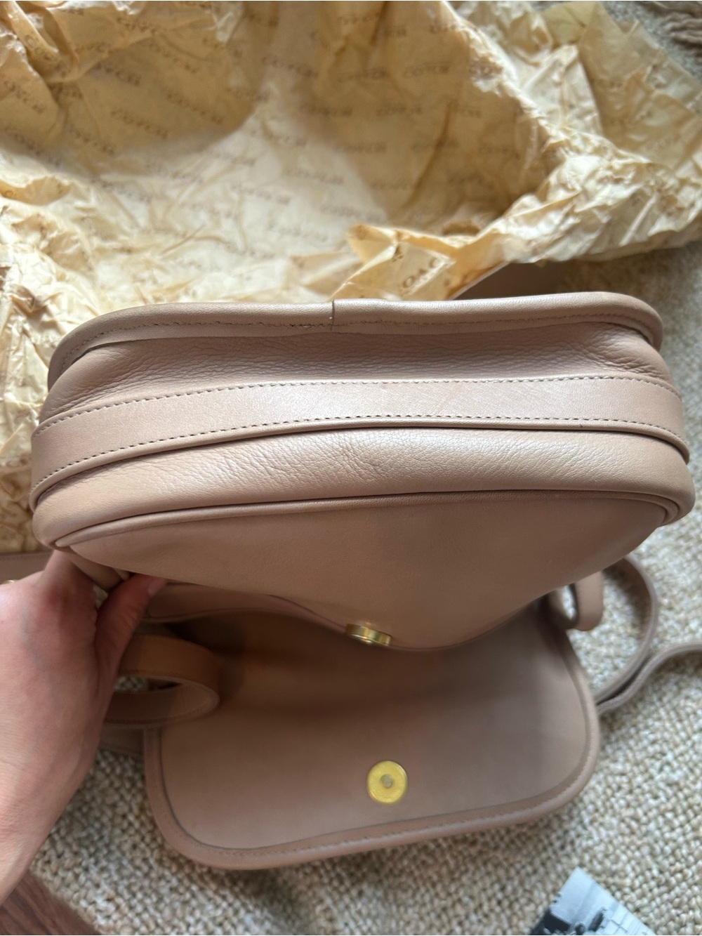 Vintage Coach Crossbody Lightweights 80s Tailored Collection - Picture 15 of 15
